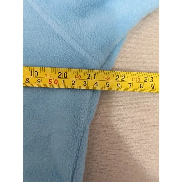 Columbia Women L Light Blue Fleece Full Zip Jacket Cozy Warm Pockets - Picture 11 of 13